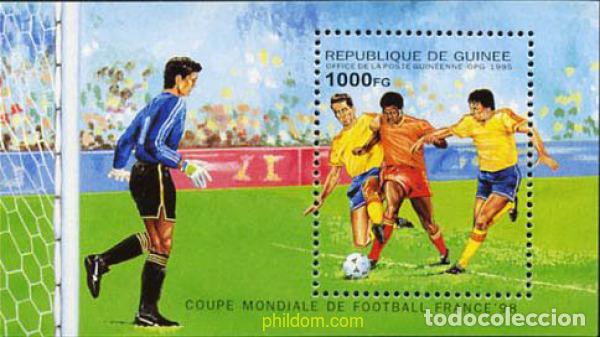 Sellos: 52591 MNH GUINEA 1995 COPA DEL MUNDO DE FUTBOL. FRANCIA-98