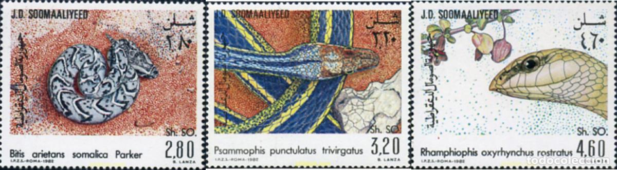 Sellos: 28265 MNH SOMALIA 1982 REPTILES