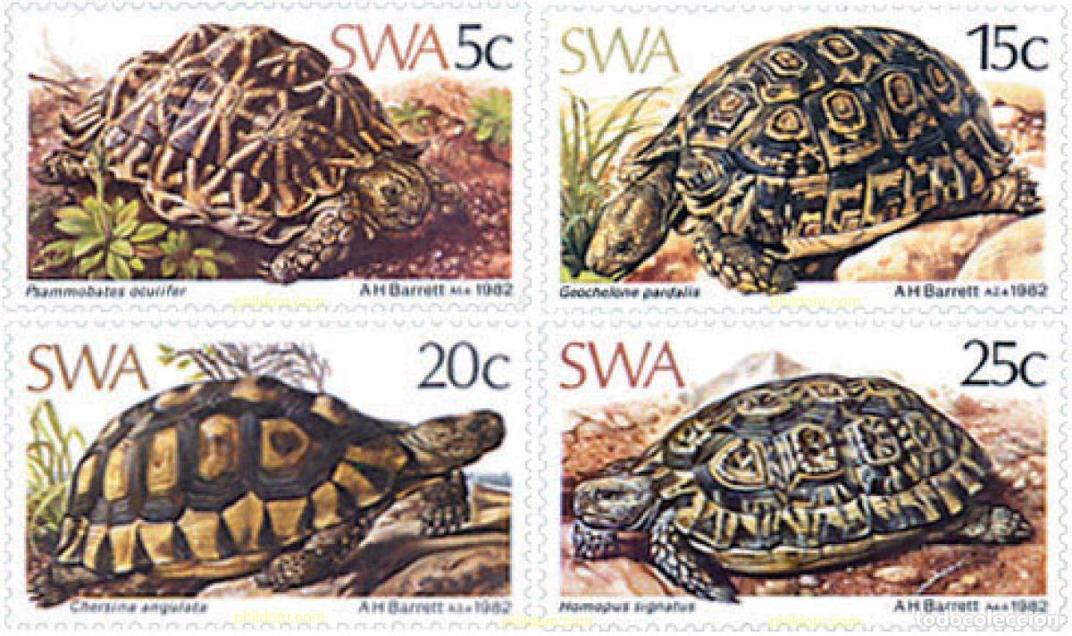 Sellos: 28266 MNH SUR OESTE AFRICANO 1982 TORTUGAS