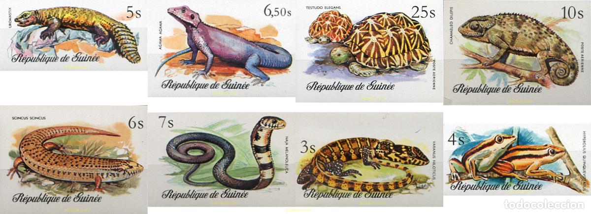 Sellos: 14554 MNH GUINEA 1977 REPTILES