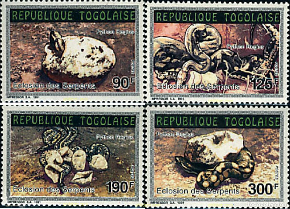Sellos: 28313 MNH TOGO 1992 SERPIENTES