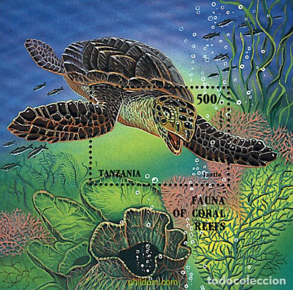 Sellos: 90433 MNH TANZANIA 1995 FAUNA MARINA. TORTUGA MARINA