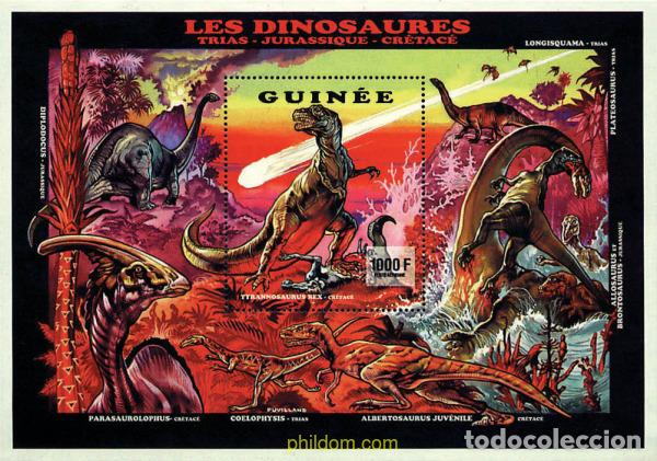 Sellos: 98946 MNH GUINEA 1993 FAUNA PREHISTORICA