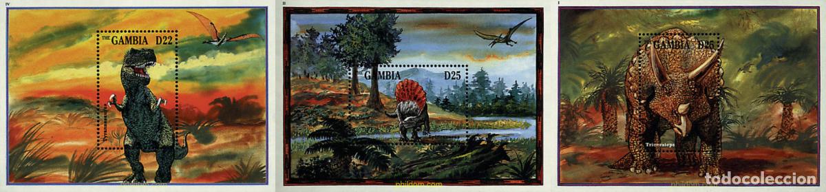 Sellos: 316922 MNH GAMBIA 1995 FAUNA PREHISTORICA
