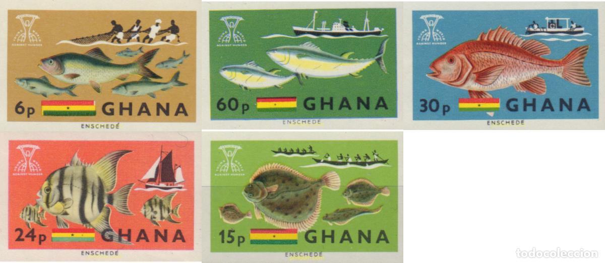 Sellos: 104875 MNH GHANA 1966 PECES