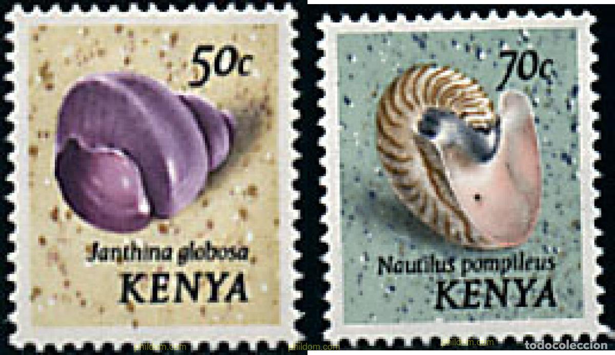 Sellos: 336778 MNH KENIA 1971 CONCHAS