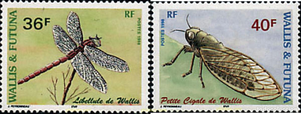 Sellos: 36762 MNH WALLIS Y FUTUNA 1998 INSECTOS