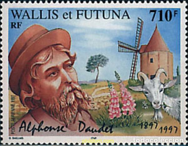 Sellos: 92991 MNH WALLIS Y FUTUNA 1997 CENTENARIO DE LA MUERTE DE ALFONSO DAUDET