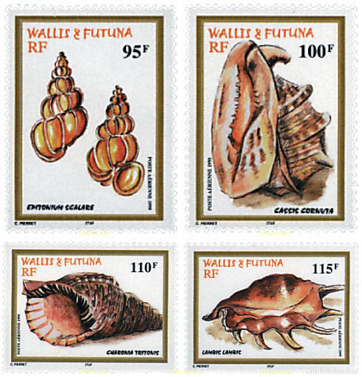 Sellos: 57000 MNH WALLIS Y FUTUNA 1999 CONCHAS