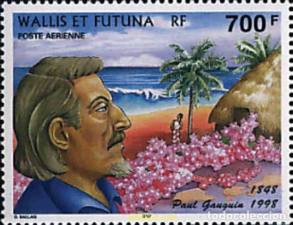 Sellos: 98212 MNH WALLIS Y FUTUNA 1998 150 ANIVERSARIO DEL NACIMIENTO DEL PINTOR PAUL GAUGUIN