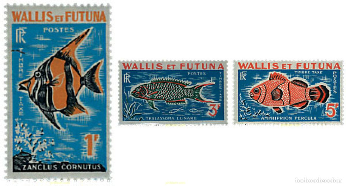 Sellos: 36766 MNH WALLIS Y FUTUNA 1963 PECES