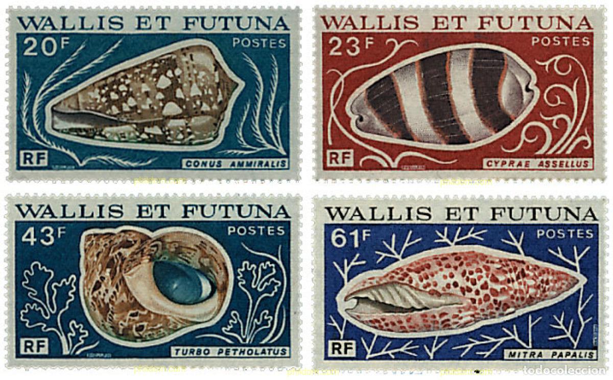 Sellos: 36723 MNH WALLIS Y FUTUNA 1976 FAUNA MARINA