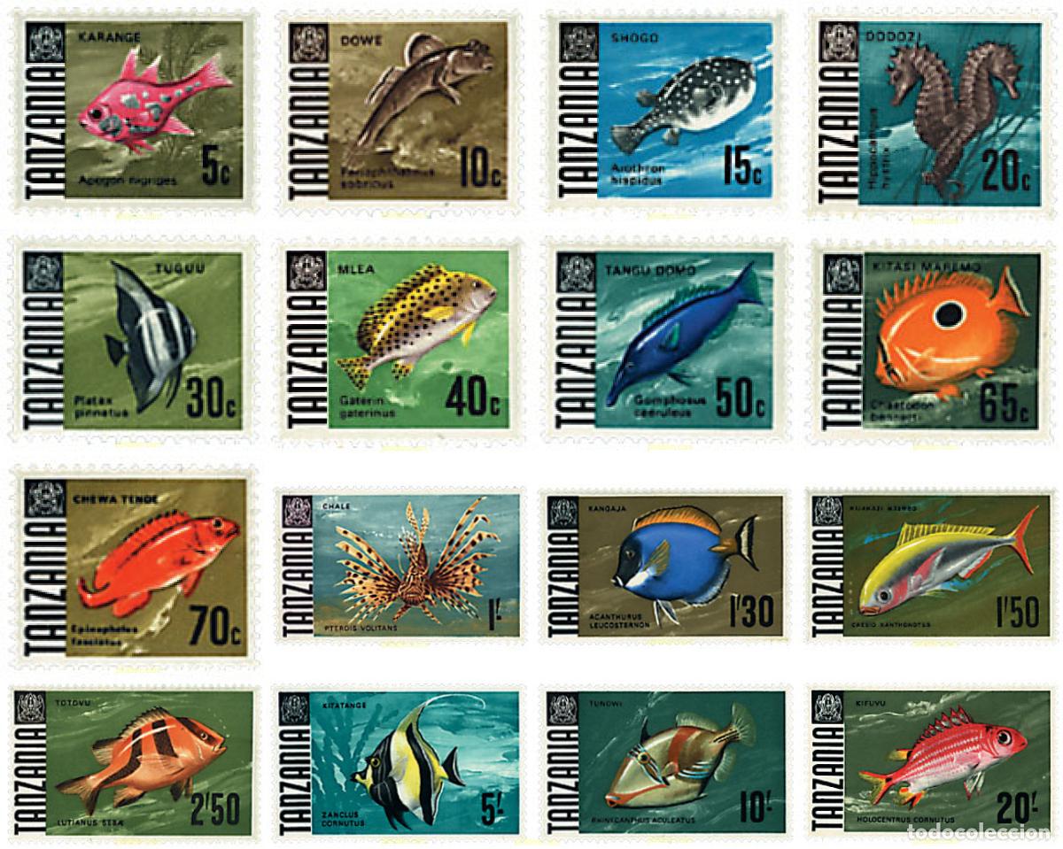 Sellos: 28439 MNH TANZANIA 1967 PECES