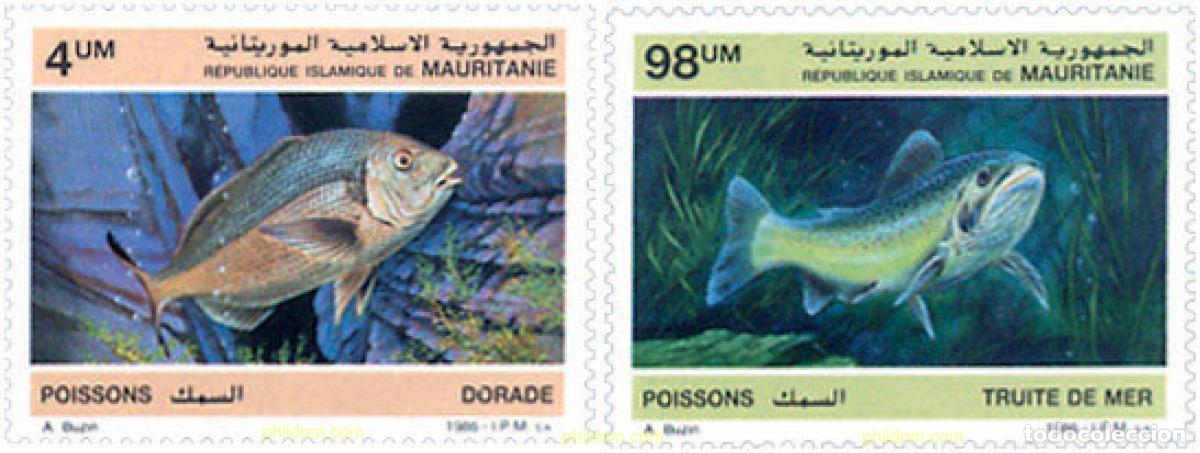 Sellos: 28465 MNH MAURITANIA 1986 PECES