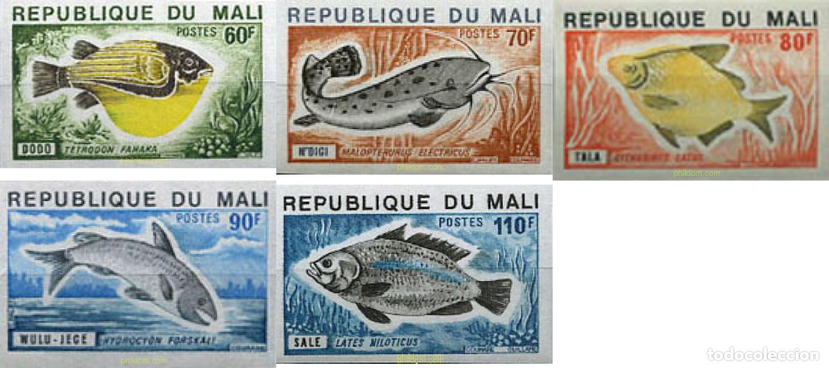 Sellos: 192618 MNH MALI 1975 PECES