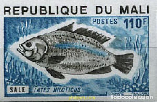 Sellos: 221383 MNH MALI 1975 PECES