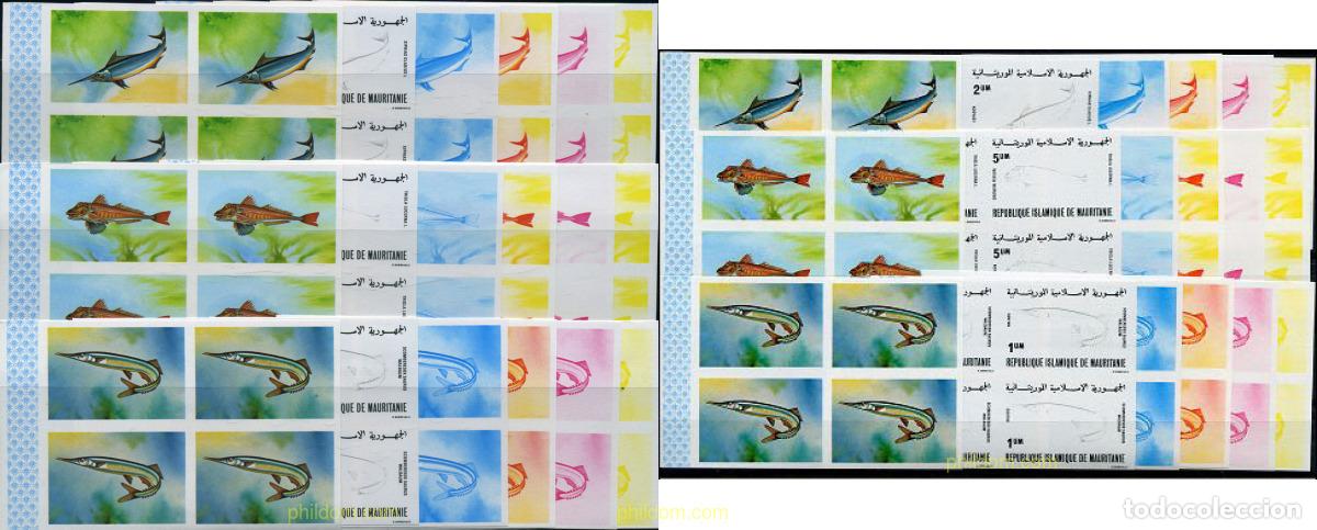 Sellos: 219804 MNH MAURITANIA 1979 PECES
