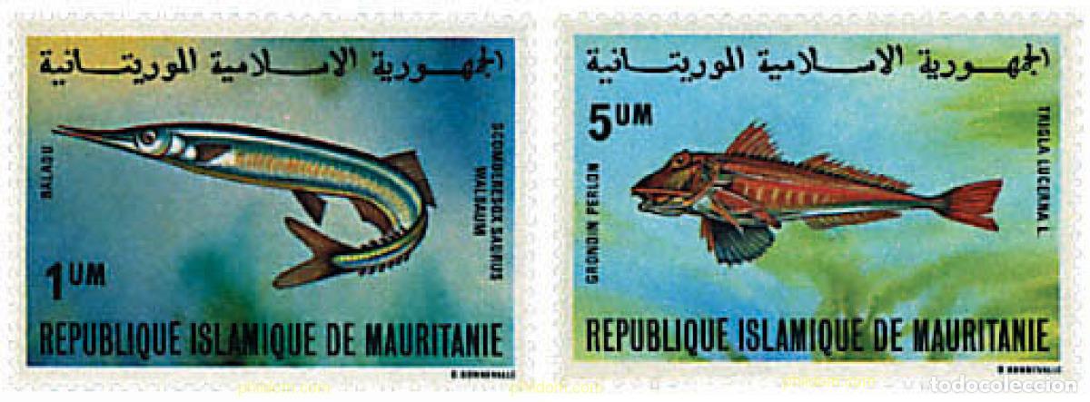 Sellos: 231980 MNH MAURITANIA 1979 PECES