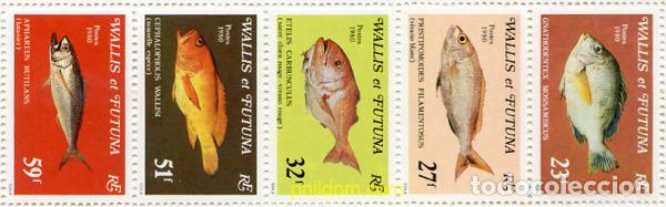 Sellos: 144339 MNH WALLIS Y FUTUNA 1980 PECES