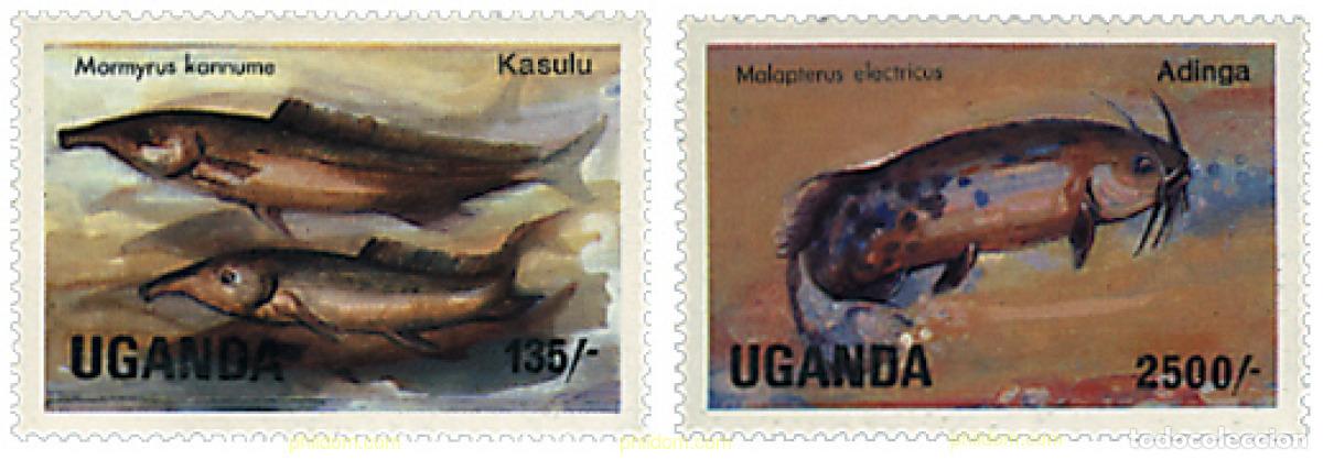 Sellos: 234369 MNH UGANDA 1985 PECES