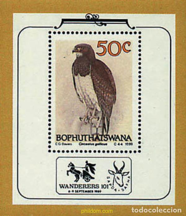 Sellos: 33714 MNH BOPHUTHATSWANA 1989 PAJARO
