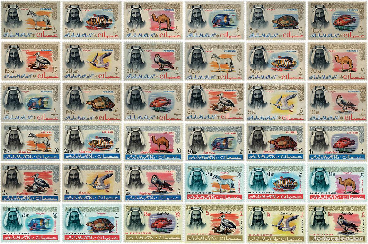 Sellos: 31891 MNH AJMAN 1965 FAUNA