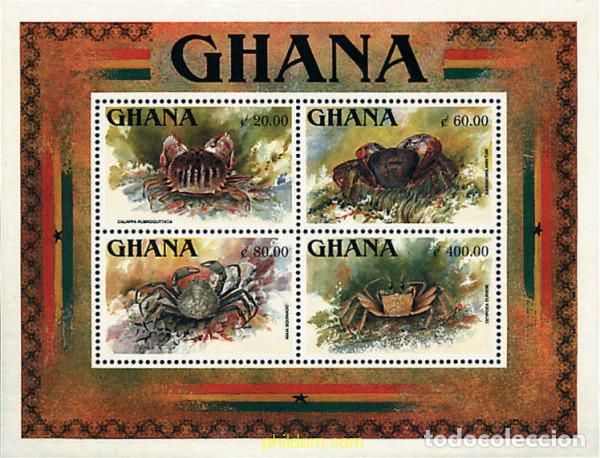 Sellos: 89528 MNH GHANA 1993 CANGREJOS
