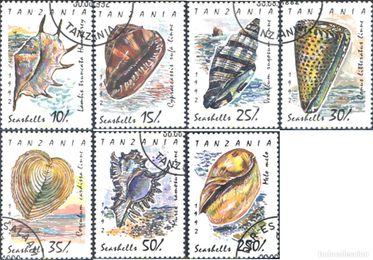 Sellos: 285899 USED TANZANIA 1992 CONCHAS