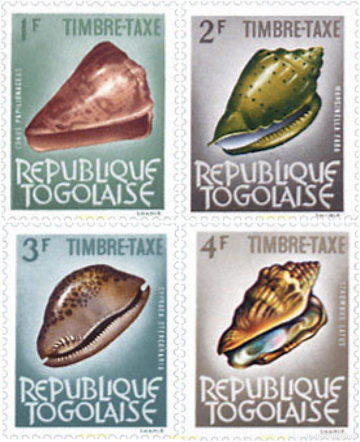 Sellos: 593041 MNH TOGO 1964 CONCHAS