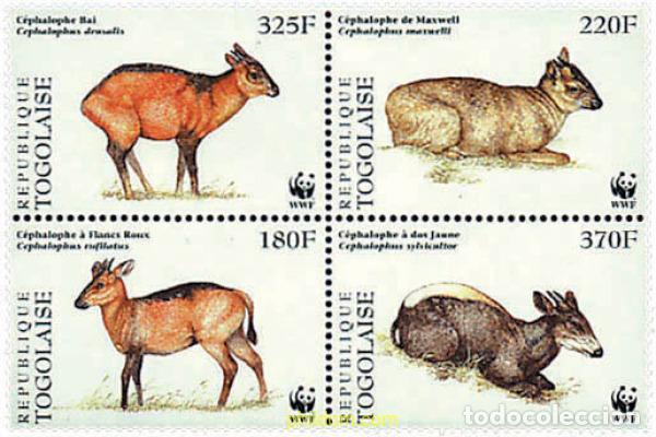 Sellos: 5252 MNH TOGO 1996 DUIKERS