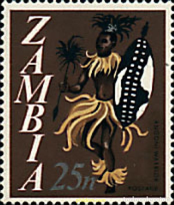 Sellos: 667707 MNH ZAMBIA 1968 MOTIVOS VARIOS