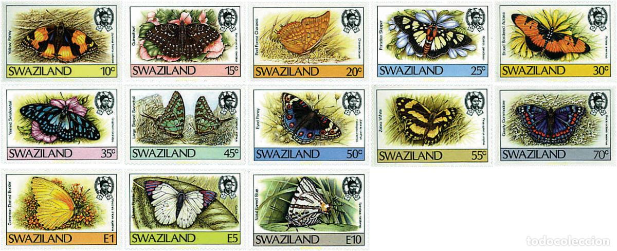 Selos: 95133 MNH SWAZILANDIA 1987 MARIPOSAS