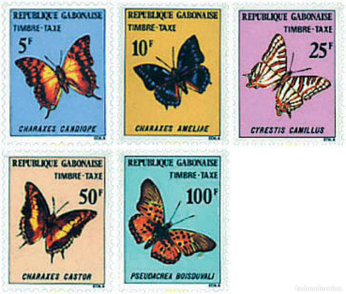 Sellos: 88802 MNH GABON 1978 MARIPOSAS