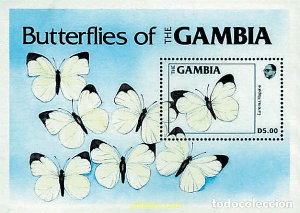 Sellos: 77753 MNH GAMBIA 1984 MARIPOSAS DE GAMBIA