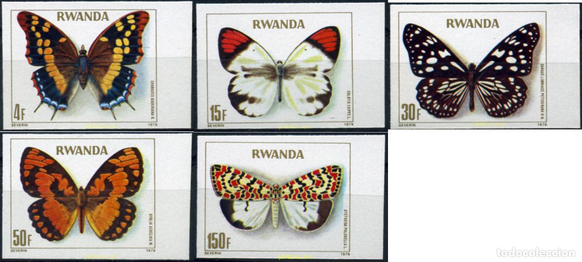 Sellos: 221899 MNH RUANDA 1979 MARIPOSAS