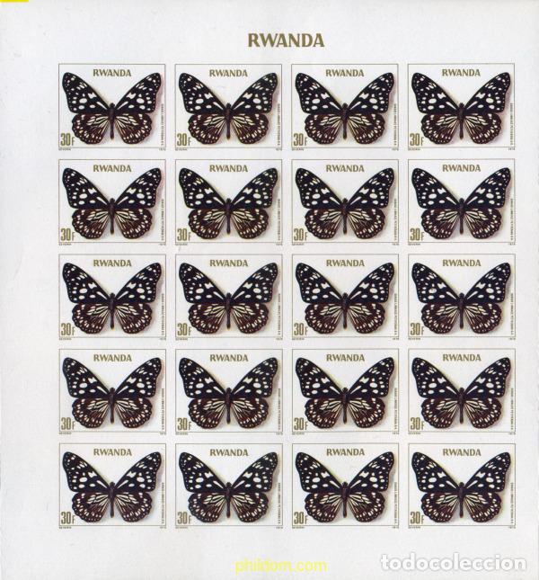 Sellos: 221902 MNH RUANDA 1979 MARIPOSAS