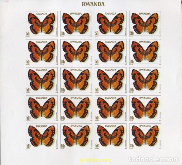 Sellos: 221903 MNH RUANDA 1979 MARIPOSAS