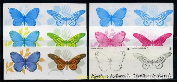 Sellos: 204617 MNH BURUNDI 1984 MARIPOSAS