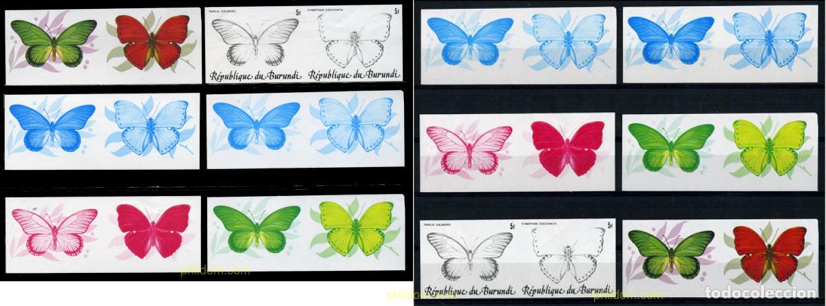 Sellos: 258209 MNH BURUNDI 1984 MARIPOSAS