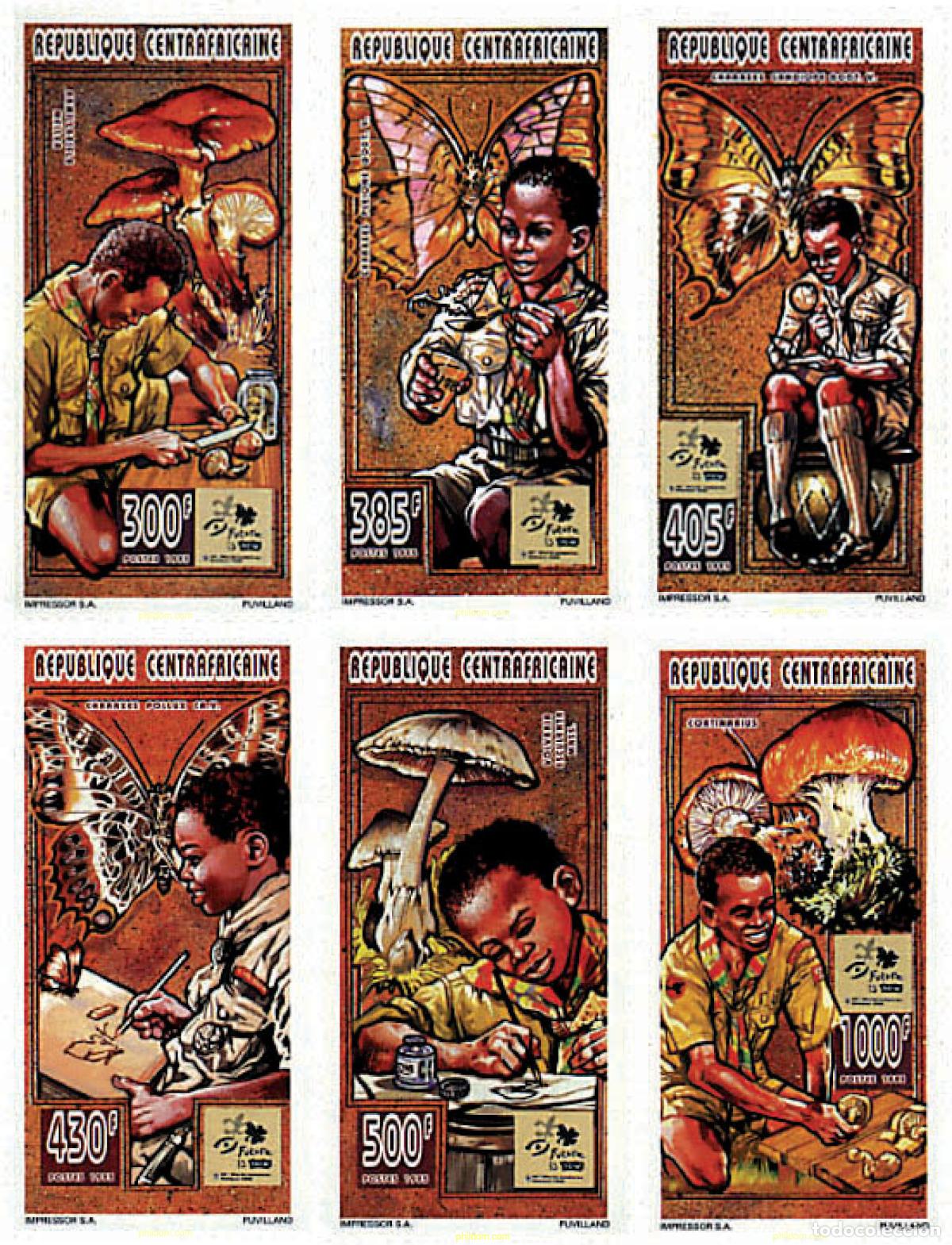 Sellos: 75633 MNH CENTROAFRICANA 1995 18 JAMBOREE MUNDIAL EN HOLANDA