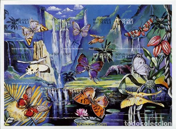 Sellos: 12879 MNH MALI 1997 FAUNA-MARIPOSAS