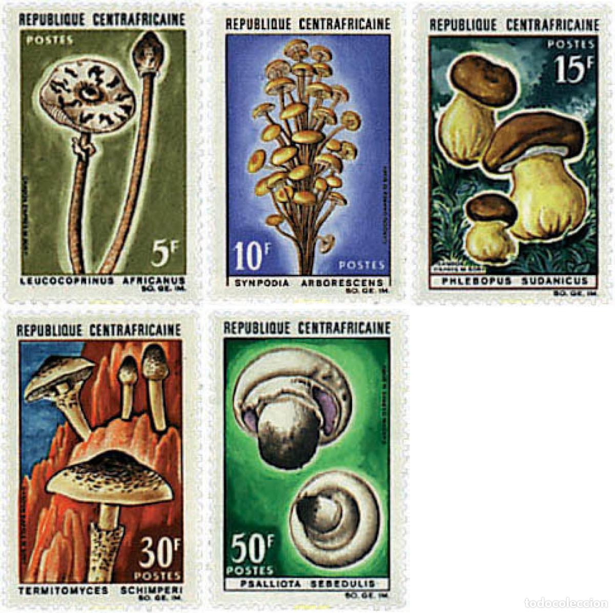 Sellos: 659587 MNH CENTROAFRICANA 1967 SETAS