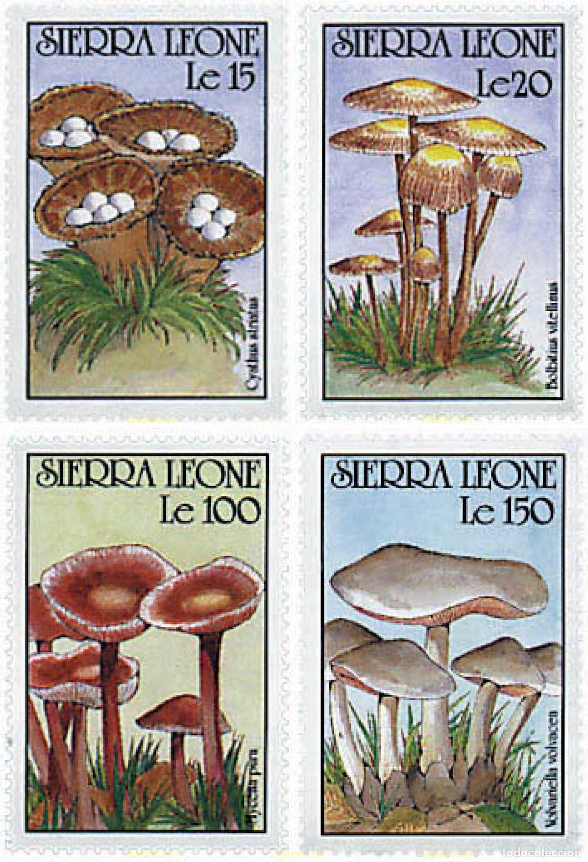 Sellos: 241749 MNH SIERRA LEONA 1990 SETAS