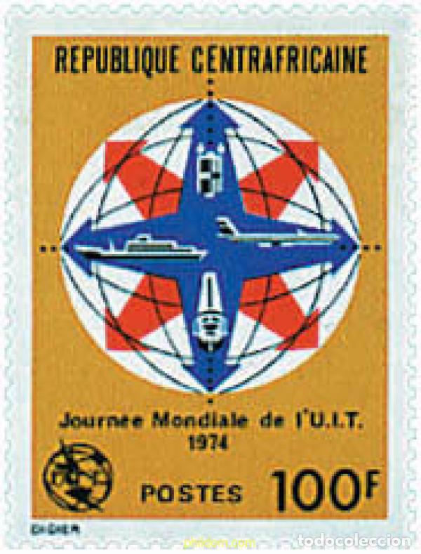 Francobolli: 60913 MNH CENTROAFRICANA 1974 DIA MUNDIAL DE LAS TELECOMUNICACIONES