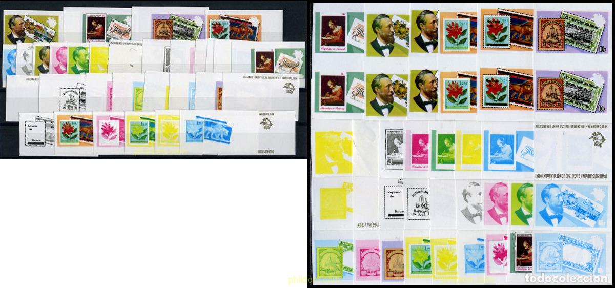Stamps: 273141 MNH BURUNDI 1984 19 CONGRESO DE LA UPU EN HAMBURGO