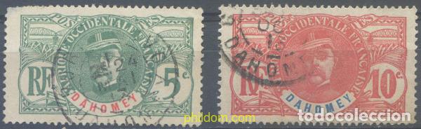 Sellos: 656210 USED DAHOMEY 1906 SERIE BASICA