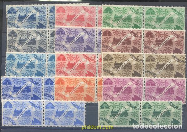 Sellos: 656212 MNH COSTA DE LOS SOMALIS 1943 SERIE BASICA