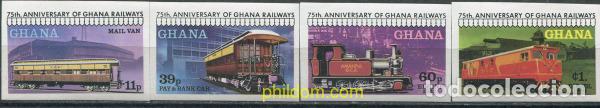 Sellos: 16832 MNH GHANA 1978 75 ANIVERSARIO DEL FERROCARRIL