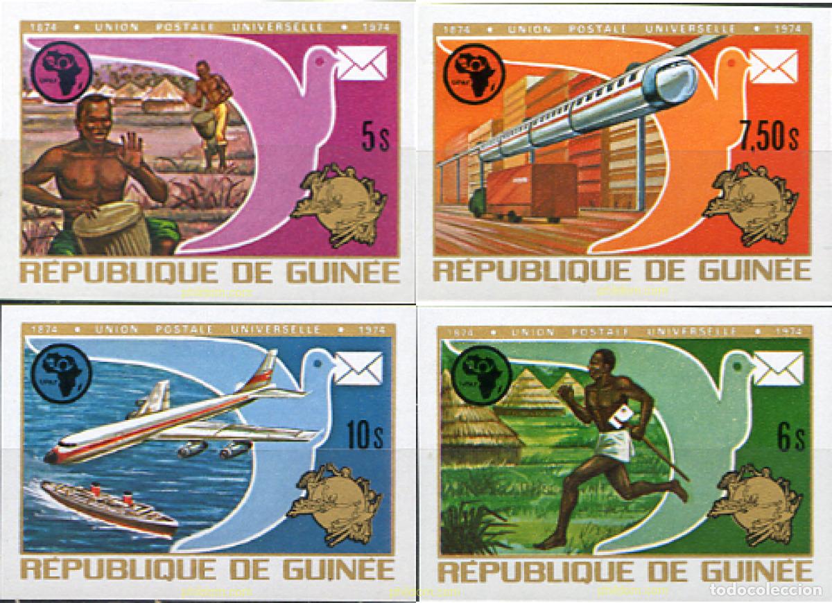 Sellos: 16833 MNH GUINEA 1974 CENTENARIO DE LA UNION POSTAL UNIVERSAL
