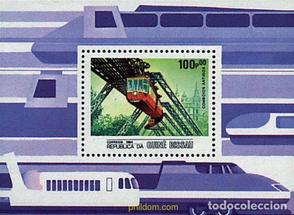 Sellos: 61081 MNH GUINEA BISSAU 1984 LOCOMOTORAS ANTIGUAS